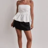 Addison Linen Skirt (Black)