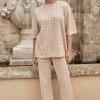 Aime Knit Pant (Beige)