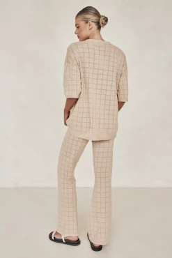 Aime Knit Pant (Beige)