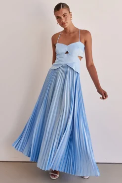 Alessandra Maxi Dress (Blue)