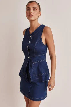 Amaia Vest (Blue)