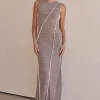 Amira Maxi Dress (Chocolate)