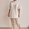 Ashton Maxi Skirt (Cream)