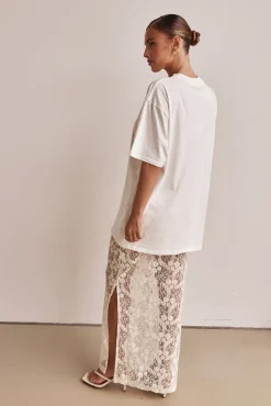 Ashton Maxi Skirt (Cream)