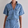 Astrid Denim Set (Light Blue)