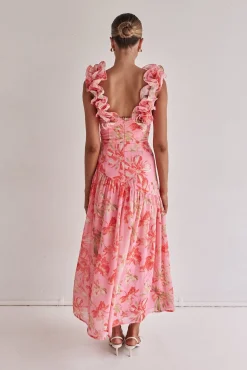 Aurelia Maxi Dress (Pink)