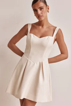 Brodie Mini Dress (Cream)
