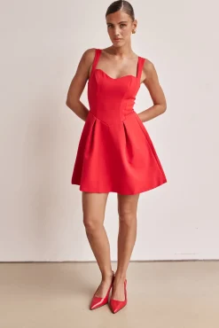 Brodie Mini Dress (Red)