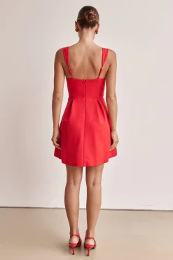 Brodie Mini Dress (Red)