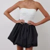 Brooklyn Mini Bubble Dress (Black)