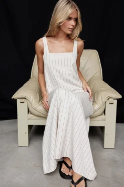 Cannes Maxi Dress (Beige)