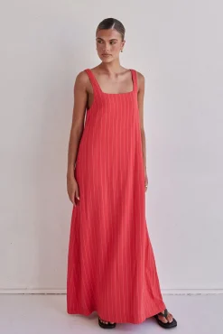 Cannes Maxi Dress (Red)