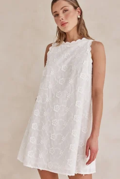 Carly Mini Dress (White)