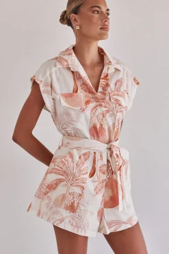 Chantal Playsuit (Pink)