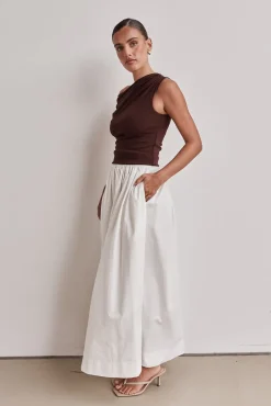 Charly Maxi Skirt (White)