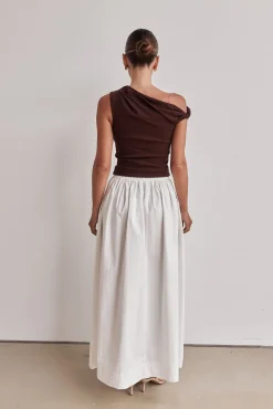 Charly Maxi Skirt (White)