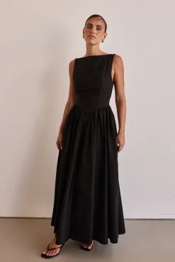 Devin Maxi Dress (Black)