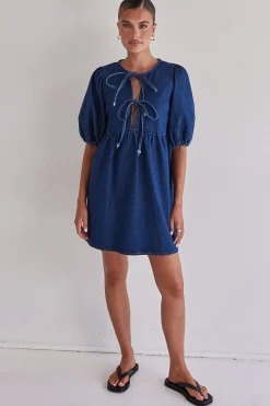 Dulcie Dress (Dark Blue)