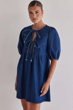Dulcie Dress (Dark Blue)