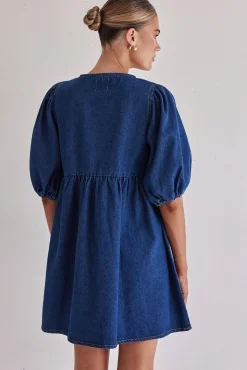 Dulcie Dress (Dark Blue)