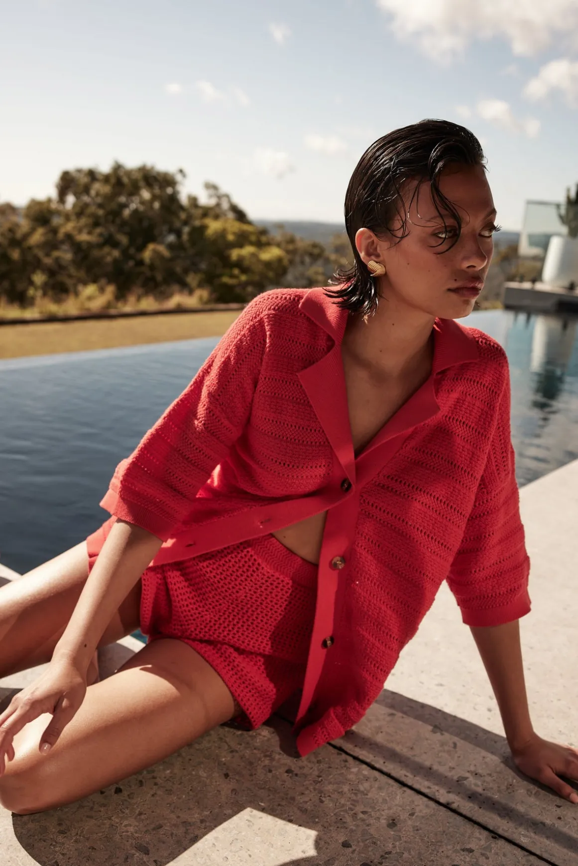 El Camino Knit Shirt (Red)