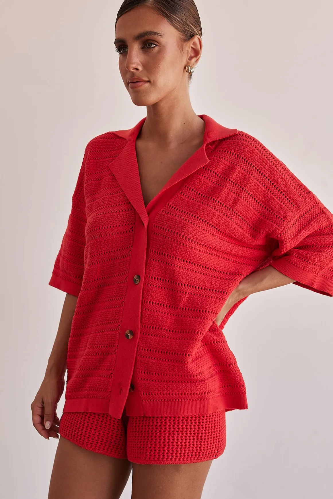 El Camino Knit Shirt (Red)