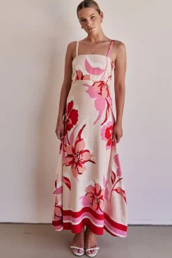 Flora Maxi Dress (Red)