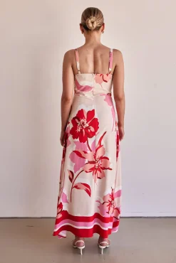Flora Maxi Dress (Red)