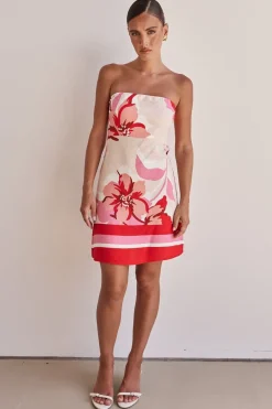 Flora Mini Dress (Red)