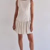 Genesis Mini Dress (Beige)