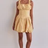 Guinevere Mini Dress (Yellow)