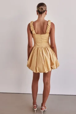 Guinevere Mini Dress (Yellow)