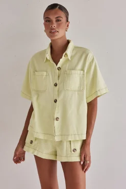 Iris Denim Set (Yellow)