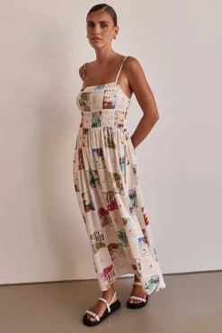 Jamie Maxi Dress (Cream)