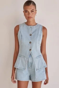 Jules Denim Set (Light Blue)