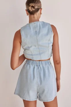 Jules Denim Set (Light Blue)