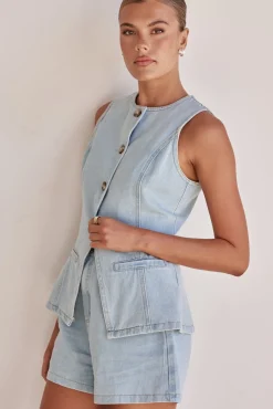 Jules Denim Set (Light Blue)