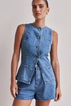 Jules Denim Set (Mid Blue)