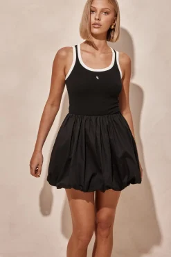 Lottie Bubble Skirt (Black)