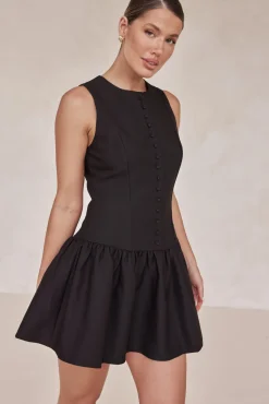 Lysandra Mini Dress (Black)