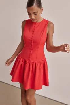 Lysandra Mini Dress (Red)