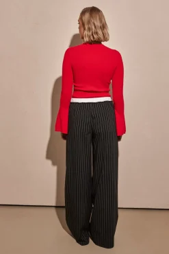 Margo Knit Top (Red)