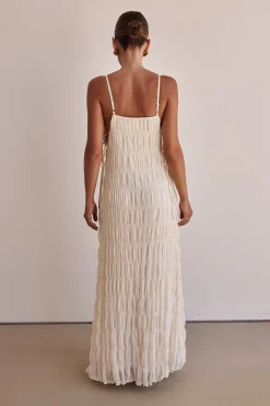 Mika Maxi Dress (Cream)