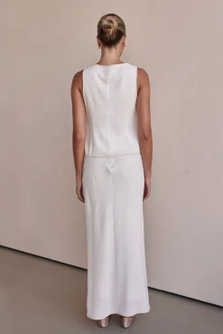 Petra Maxi Skirt (White)