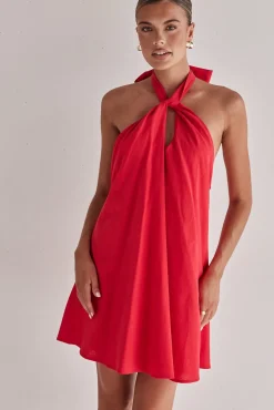 Reese Mini Dress (Red)