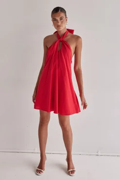 Reese Mini Dress (Red)