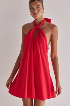 Reese Mini Dress (Red)