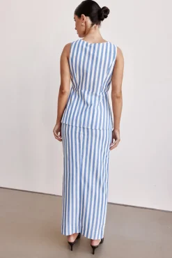 Robyn Maxi Skirt (Blue)