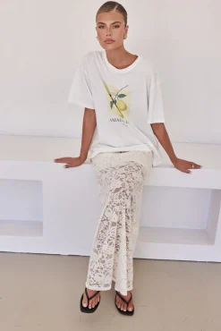 Seraphina Maxi Skirt (Cream)