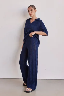 Sesia Knit Pant (Navy)